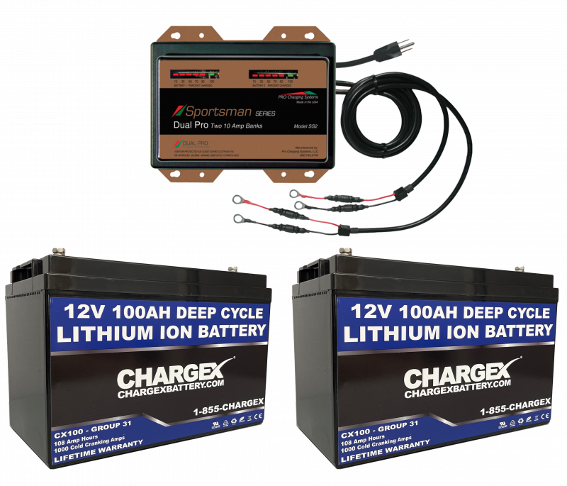 24V 100Ah Lithium ion Battery - Reliable 24 volt Battery
