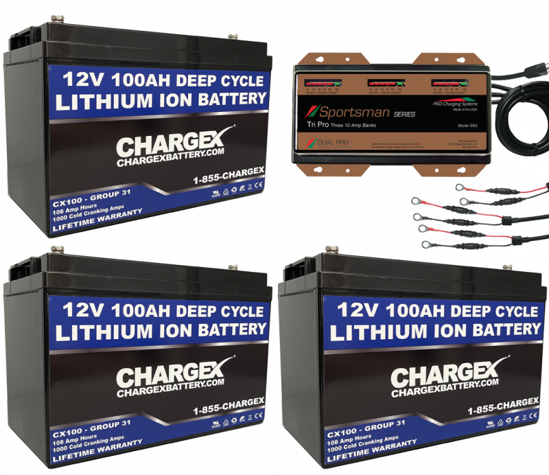 Chargex® 36V 100AH Lithium Ion Battery