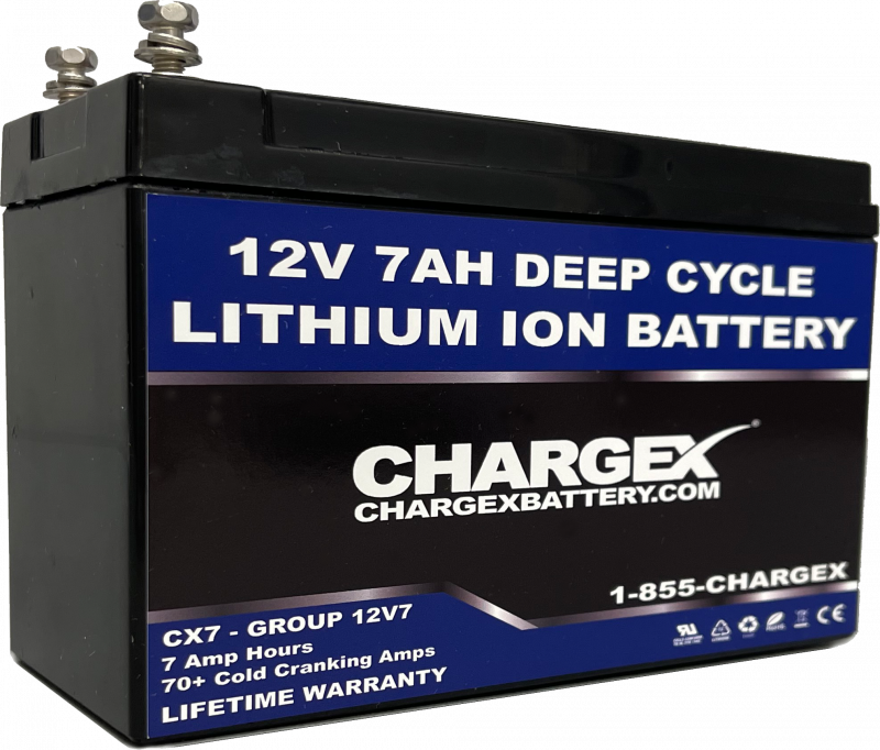 Chargex® 12V 7AH Lithium Ion Battery