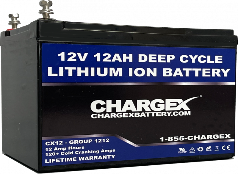 Chargex® 12V 12AH Lithium Ion Battery