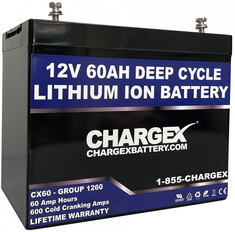 Chargex® 12V 60AH Lithium Ion Battery