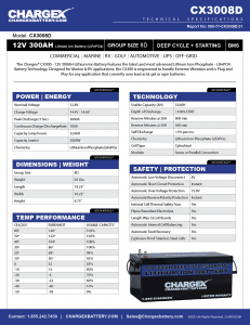 12v 300 Ah Lithium Ion Battery 